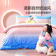 Fu'anna bed four-piece milk velvet set thickened warm and anti-static autumn and winter sheets and quilt cover single and double-person enlarged Kalefu [crystal velvet + anti-static + gradient] 1.5-meter bed (quilt cover 203*229cm) four-piece set