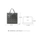 Issey Miyake Neues Produkt für Männer/Frauen neutraler Stil glänzend/mattes Sechs-Strom-Schulter-Tasche Einkaufstasche Männerbeutel Frauenbeutel BB38 AG673 94 Graphit Grey