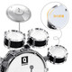 
Pretty baby children drum set beginners 3 household practice percussion instrument 2 boy beat drum 56 child birthday gift 8 1-5 years old interest cultivation [black] 5 drum set drum