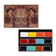 Rubens 12-color Chinese painting paint set entry-level ancient color Jinghan series solid watercolor gouache pigment children's Chinese ink painting tools 0138001035