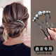 Zuoou pearl U-shaped hairpin four-tooth comb new Chinese-style hairpin on the back of the head artifact hairpin daily commuting hairpin pearl hairpin four-tooth