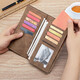 
MashaLanti casual men's wallet long wallet clutch multiple card card bag coin wallet men's Chinese Valentine's Day gift