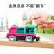 Hape Locomotive Toys Детский трасса поезда 1-3-6 лет мальчики и девочки детские подарки торговые подарки E8490 Розовый красочный электрический поезд