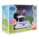 Peppa Pig toys Peppa Pig doll family scene set Playing house children girl gift Peppa Pig happy police car