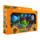 Plant vs Zombies Plant vs Zombies Toys's Children's Dolls Sunflower Gum-Elastic Boys Set Gift Holiday Gift 686-8 Cabbage Pitcher (dur)