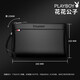 Playboy Playboy Herrenhandtasche, große Kapazität Kupplungsbeutel, Reißverschluss Brieftasche, Business Casual Envelope-Tasche, modische Handtasche, schwarzer Kapazität wasserdichtem Kleidung-resistent verbessertes Handgelenkriemen