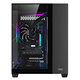 AOC星海CG399M黑色 游戏电脑海景房机箱 3D立体全景/三面玻璃/快拆设计/支持M-ATX主板/240水冷位