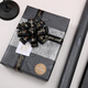 DOROCH gift wrapping paper 2 pieces, black wrapping paper, birthday souvenirs, flowers, new year gifts, sticky notes and prizes