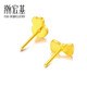 Trendy Acer Fun Bunny Bow Pure Gold Gold Earrings Women's Earrings for Girlfriend Birthday Gift Price Approximately 1.25g