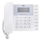 
Deli (DELI) Deli fixed telephone home wired landline office business telephone corded telephone caller ID 13560 white bevel screen-can be connected to the extension