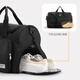 Juanling Large Capacity Travel Bag Men's Handbag Luggage Travel Bag Dry and Wet Separation Sports Fitness Short Distance Crossbody Backpack Women Black [Shoe Warehouse Style] Beijing Delivery Next Day Delivery 15L Multifunctional Suitcase Storage Bag Boarding Bag