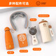 Bell Summer Souvenir Business Gift Persué Logo Companie Event des employés Mémorial Prix de conférence CONFÉRENCES POUR LES CLIENTS ORANGE-COFFee Cup + Magnetic Power Bank + Capsule Umbrella