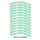 Chuangjingyi chooses suitable ad350 stickers for road bikes Xidesheng ad350 clothing stickers road wheel set stickers bicycle tires K47-Bianchi Green (two tires, 13 in total)