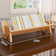 Muge household solid wood small bookcase student desk book storage bookshelf desktop organization book stand simple storage shelf environmentally friendly varnish style 40