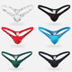 ROSELEX confidential delivery cotton printed thong men's cotton underwear sexy U convex bag personality star M red star