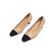 
Red Dragonfly Little Flavor High Heels New Women's Shoes Square Toe Thick Heels Commuter Leather Shoes Professional Single Shoes WTB13659 Yellow 35