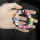 Internet celebrity dopamine billiards bracelet couple billiards wearing rope beads finished accessories mid ball accessories men and women M702 [Billiards bracelet 16 lesson beads]