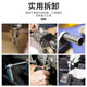 
Kraftwell sleeve 1/4 hexagonal Xiaofei chrome vanadium alloy steel forged 6.3MM series fast socket 14MM long sleeve 2 WT15053