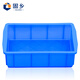 Guxiang thick plastic small square box parts box screw classification box storage storage box X2# blue 200*130*65mm 3 pieces