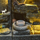 CANJIANG (CANJIANG) water curtain wall flowing water fountain screen partition floor office courtyard rockery circulating water landscape living room decoration 2602+2603 [Consultation and water exchange device]