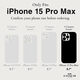 Coach 蔻驰钱包对开式 iPhone 15 Pro Max 手机壳 兼容 MagSafe - 标志性炭黑色