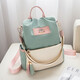 Qingbily (Qbily) backpack for women backpack fashion bag for women travel leisure commuting light travel large capacity crossbody bag black丨Stylish light backpack