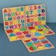 Sangetian (SANGTY) children's digital puzzle geometric shape matching panel early education aids intellectual building blocks toys kindergarten panel shape decomposition board (1/2) 8mm