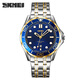 Time American Navigation Series Watch Luminous Pointer imperméable Style d'entreprise Classic Men's Sports Imperproof Quartz Watch 9276 Room Gold Shell Blue Blue Surface-Steel Belt 48 mm