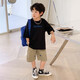 Zuoxi boys' labor shorts summer 2025 new casual children's five-point pants summer mid-trousers khaki 140