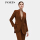 PORTS women's autumn new OL business commuting women's suit ALD9J003QWF11 hardwood color M (6)