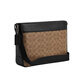 COACHDistrict Crossbody Bag 男士斜挎包邮差包公文包 棕色logo CV761-QBNRX