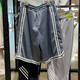 Adidas shorts men's pants summer new sports pants comfortable breathable casual knitted running training crop pants IC9435 HM2047 M
