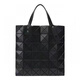 三宅一生（ISSEY MIYAKE）Matte六格哑光大容量PVC托特包Tote包购物手提单肩包节日送礼 炭灰色BB06-AG683