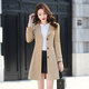 
Prodigal son gossip [Light Luxury] Trench coat jacket for women mid-length spring and autumn 2023 autumn clothes new small person with high-end temperament 689 meters white 4XL [Suggested 145-160Jin [Jin equals 0.5 kg]]