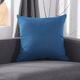 Bed back cushion large cotton and linen solid color pillow case linen sofa cushion living room pillow bedside backrest light gray 30*50cm separate coat