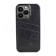 Aplicable a iPhone14Promax Mobile Tele Case Tarn-In Package Dual Card Package Apple 15Pro Anti-Fall Mobile Telephone Case de protección Brown iPhone 15 Pro Max