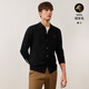 Navigare italiano pequeño velero cardigan para hombres otoño e invierno desplazamiento de lana pura cardigan cálida estáldica camisa base de punto