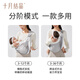 十月结晶婴儿背带新生宝宝外出前抱式婴幼儿横抱抱娃神器解放双手 希岚粉