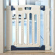 JTCBABY children's safety door guardrail baby staircase guardrail balcony railing fence pet isolation door railing without hole drilling White standard version (69.5-95.5cm width)