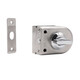 Tanbeiman glass door floor lock, no punching, frameless glass door floor latch, bathroom and toilet single door sky and floor lock retainer, thickened 304 stainless steel, glass door floor lock, no punching, inner knob, no outside