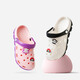 Big Mund Monkey (Paul Frank) Höhlenschuhe für Frauen im Freien im Freien Garten Schuhe Dual-Purple-Strand atmungsaktive weiche Sohle Sandalen Weiß 38-39Pf75368