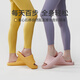 Optimierte negative Fersenschuhe für Frauen Becken neigen nach vorne Sommer dicker Sohle Slither Sandalen Herrenlumbalkorrektur Schuhe Home Sport Goose Gelb 35-36