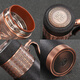 Hantang Yixing Clay Purple Inner Inner Aislamiento Aislamiento Atención de salud Hombres y mujeres Baifu Copa de té de alta gama para padres y regalo de edad avanzada Aleación de zinc personalizada Red Red Baifu Direct Cup Direct Cup