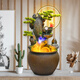 
Chenggong water ornaments circulating water fountain Fengshui wheel office courtyard balcony decoration landscape opening housewarming gift 6629