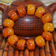 Nianxia Guaranteed Price Chicken Oil Yellow Old Beeswax Bracelet Floating Salt Water Collection Amber Bucket Beads Plus Separated Beads Blood Amber
