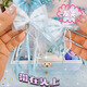
Disney Frozen Jewelry Set Princess Aisha Ring Hair Accessories Gift Box 3-6-9 Years Old Girls' Birthday Gift
