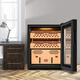 Shuangyou FK-168C1 smart cigar cabinet constant temperature and humidity humidification cabinet household refrigeration professional compressor cedar wood two-story bare maintenance