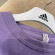 Adidas (adidas) 3 feuilles à manches courtes à manches courtes 2025 Été Nouveau extérieur Running Casual Round Fitness Training T-shirt Sportswear T-shirt Pure Coton HR3291 XL
