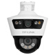 Uso del hogar de la cámara de vigilancia de TP-Link, máquina inalámbrica de polo impermeable al aire libre de alta definición, visualización remota de la aplicación móvil en el hogar, Visión nocturna infrarroja a todo color Monitor de versión gimbal gimbal de 360 grados [Lente dual | Pantalla dual] 6 millones de la versión estándar de 64 GB [tarjeta de actualización gratuita 128 GB]