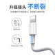 Zunjiang Apple data cable charging cable adapter original charger head fast charging set iPhoneX/12/11/8/7p/6s/13/14 mobile phone data cable charging cable-1 meter
